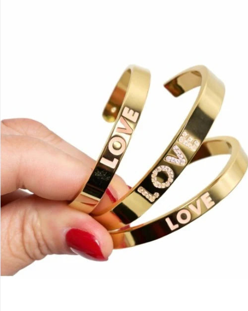 The Pink LOVE Cuff