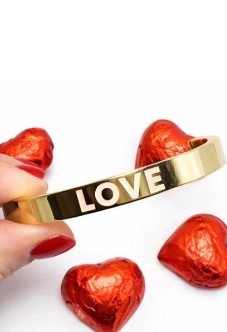 The Pink LOVE Cuff