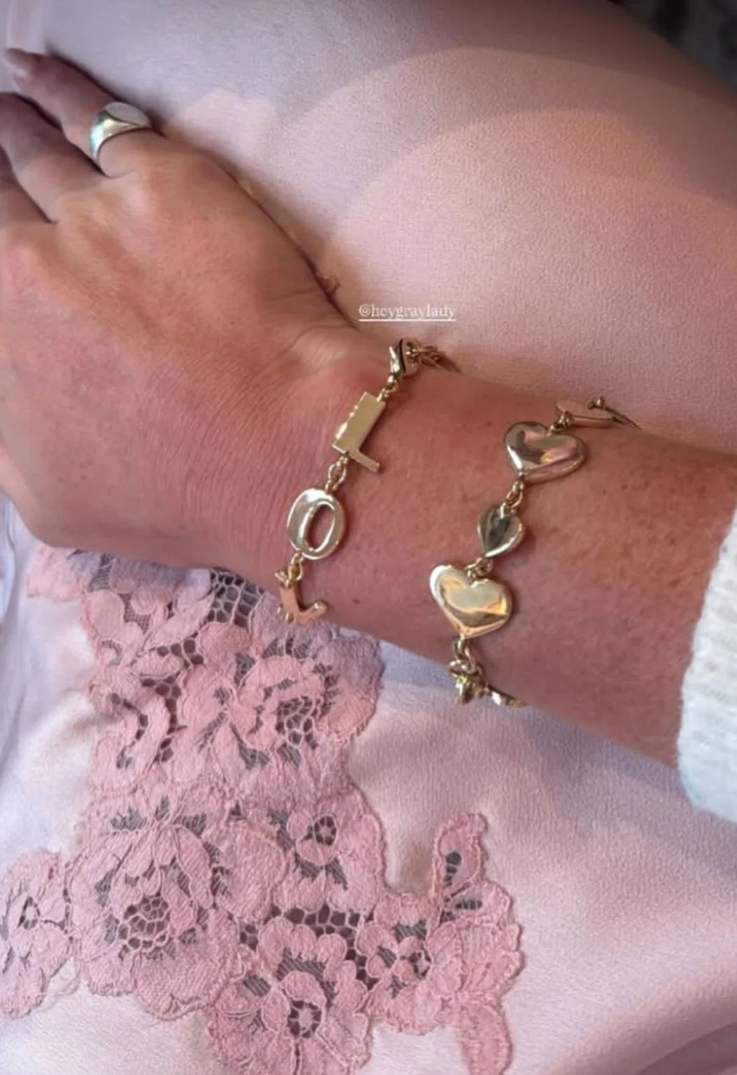 Madison Mixed Heart Bracelet