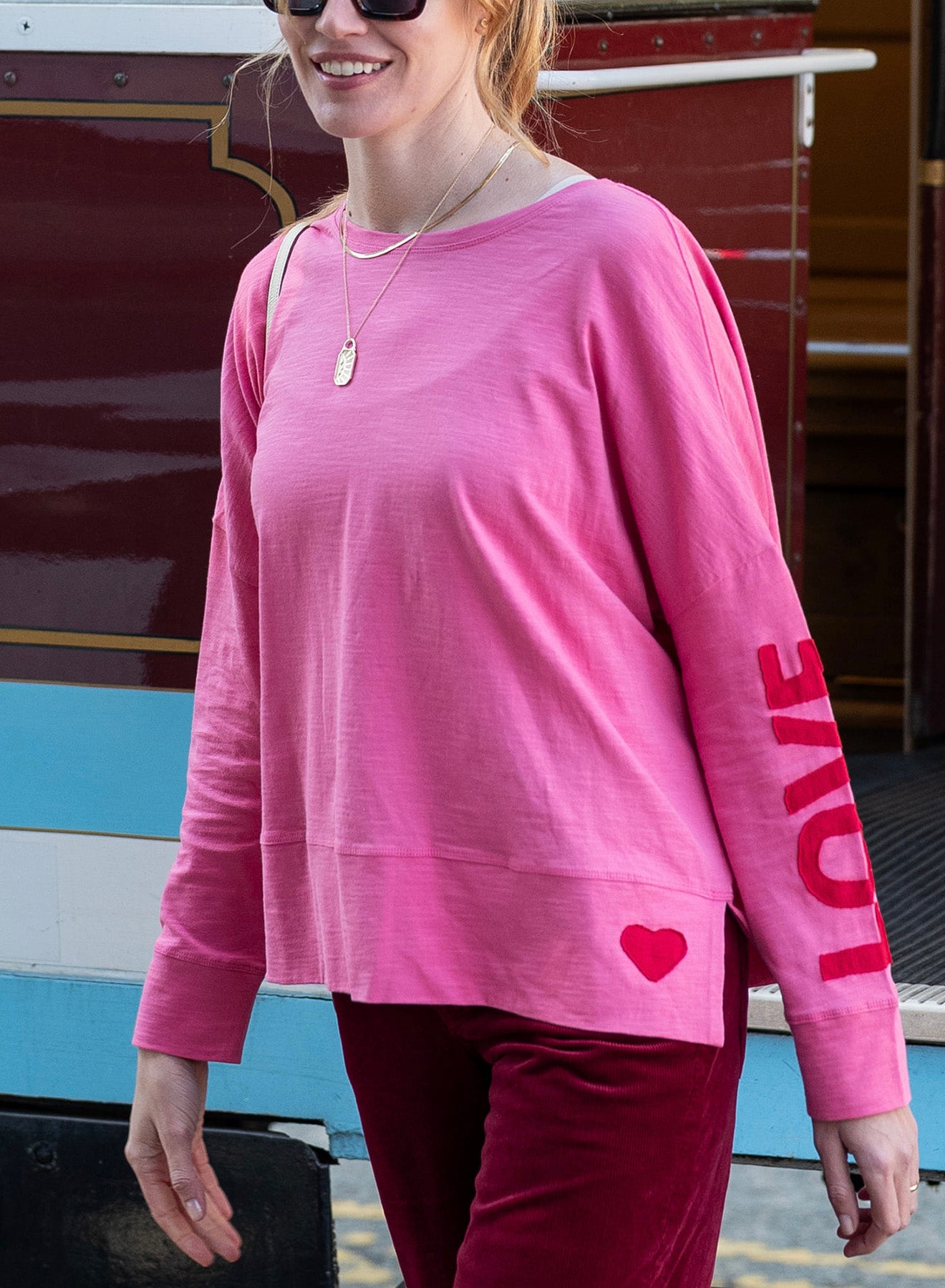 Parfait Pink Amour Cotton Slub Tee