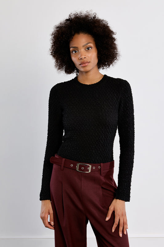Black MB Solid Under Top