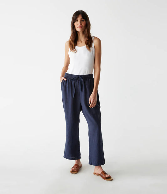 Nocturnal Nolan Pull On Linen Pant