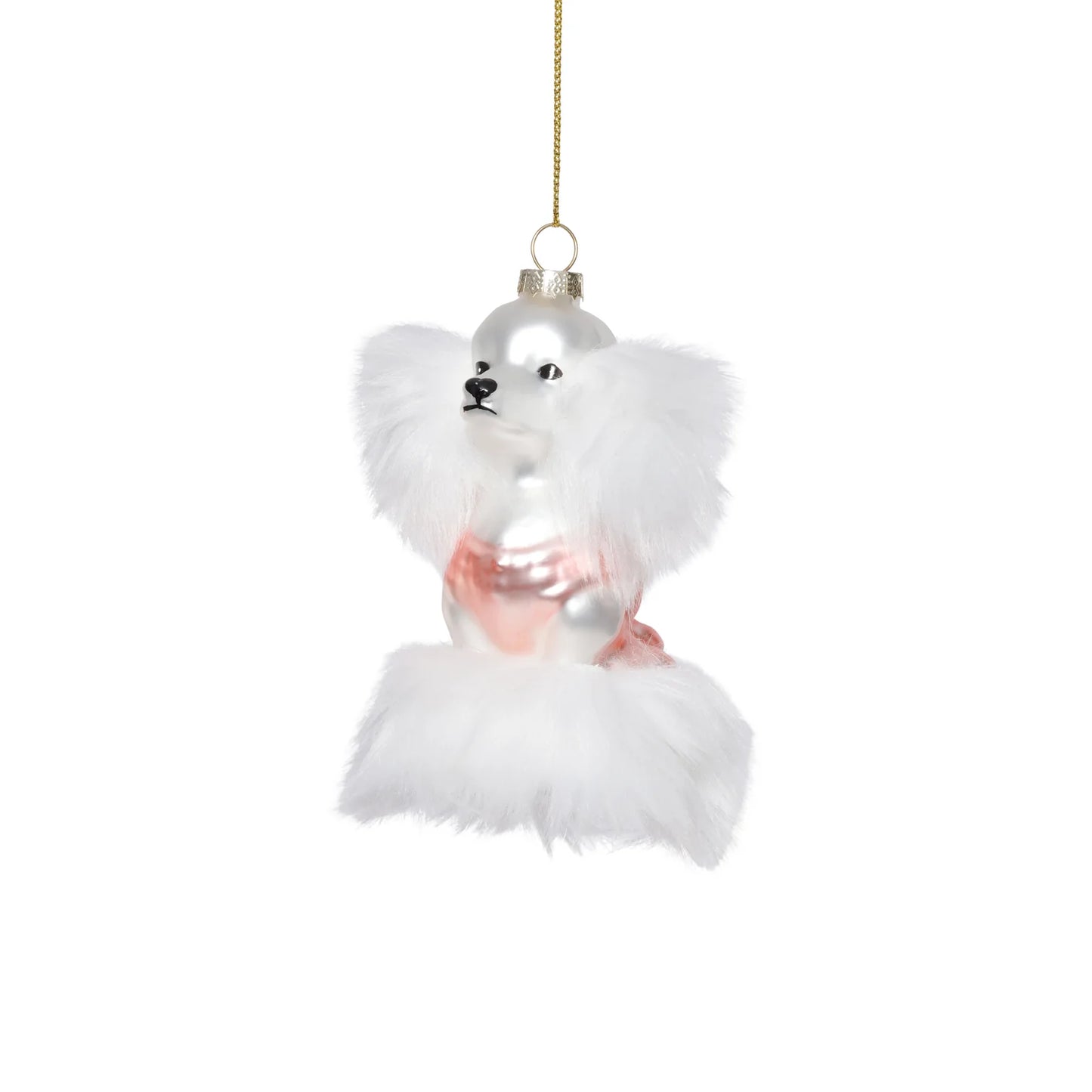 Glass Standard Poodle Ornament