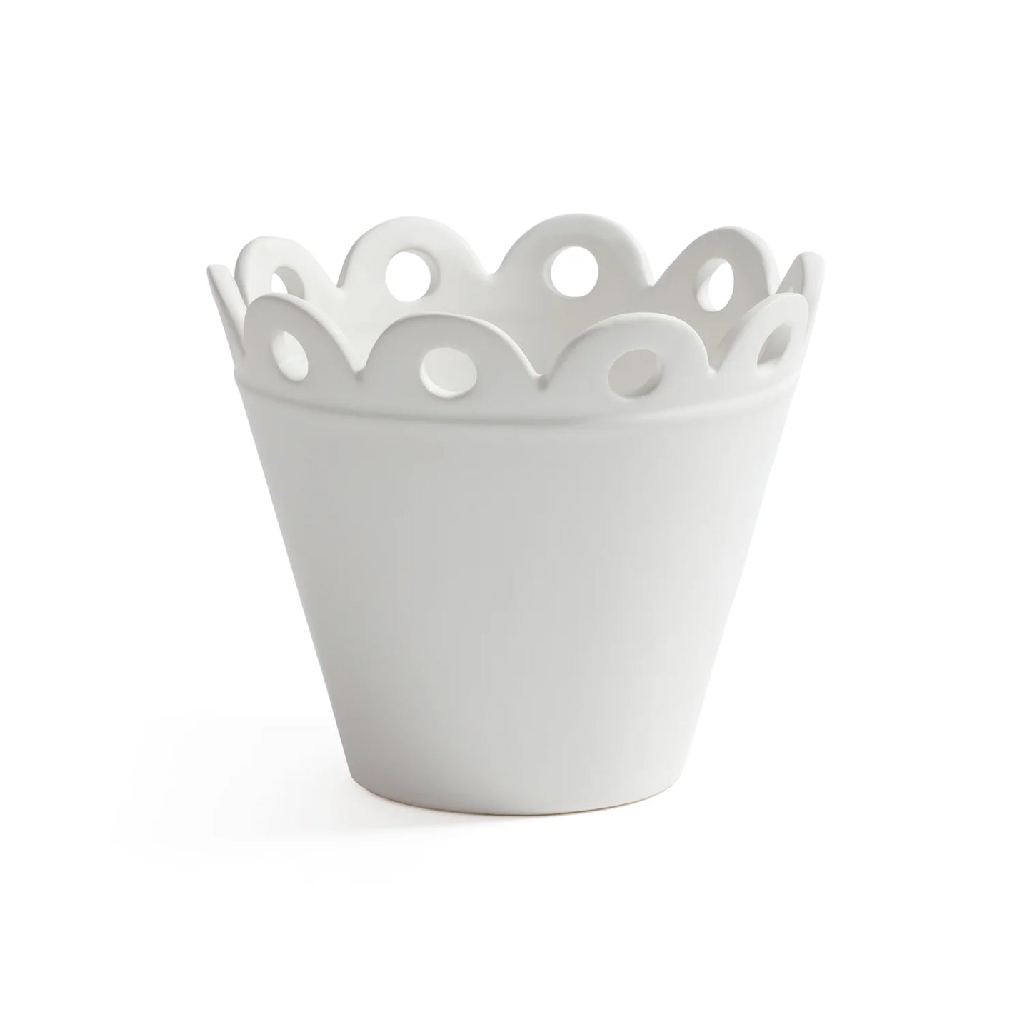 Petal Rim Flower Pot