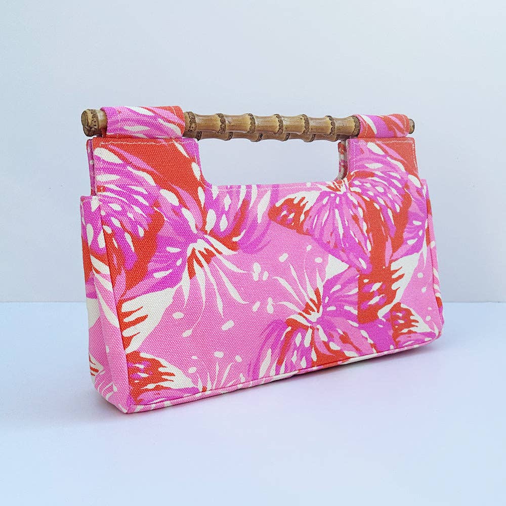 Tropics Bamboo Clutch