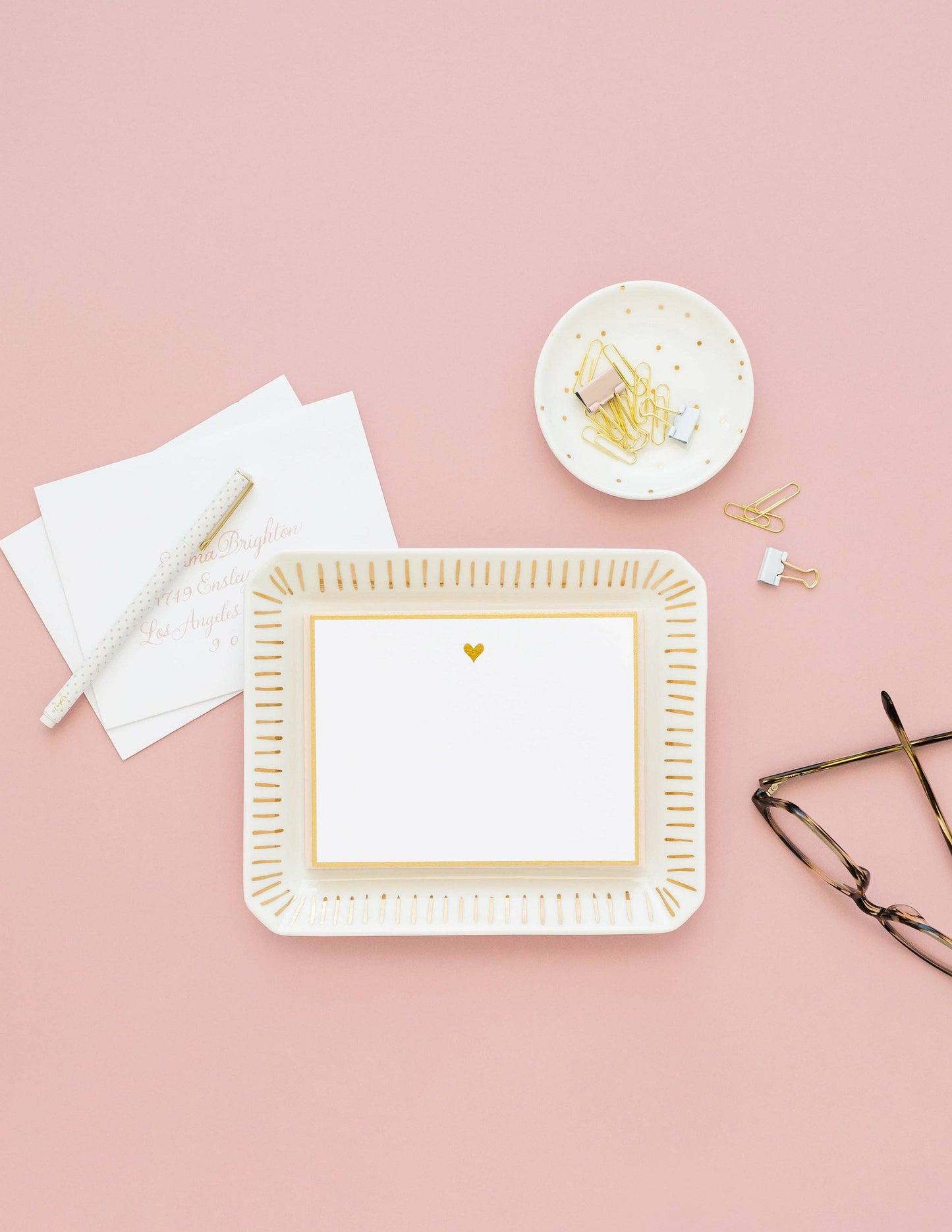 Ticking Stripe Tray