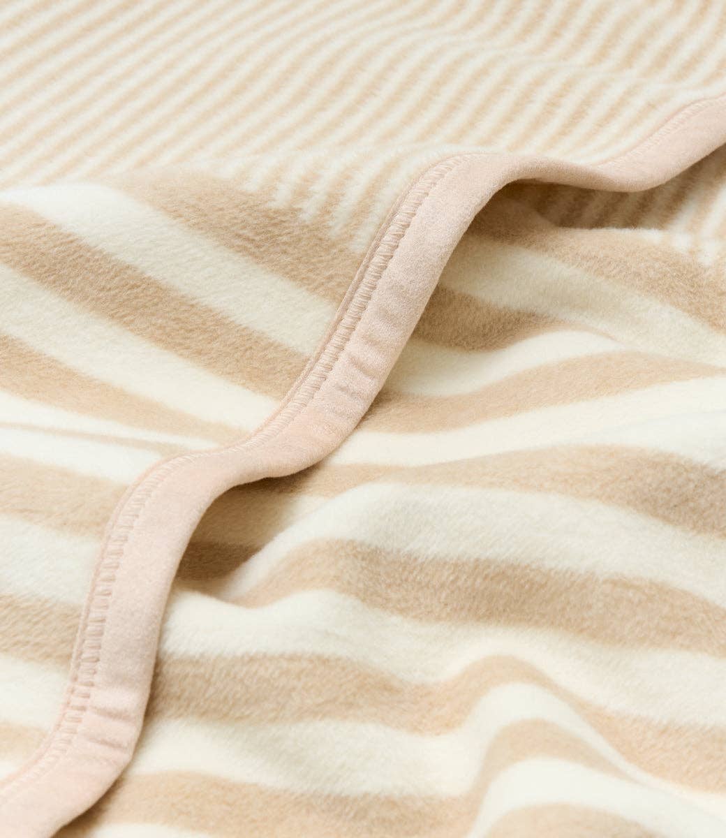 Stripe Oak Sweet Pea Mini Blanket