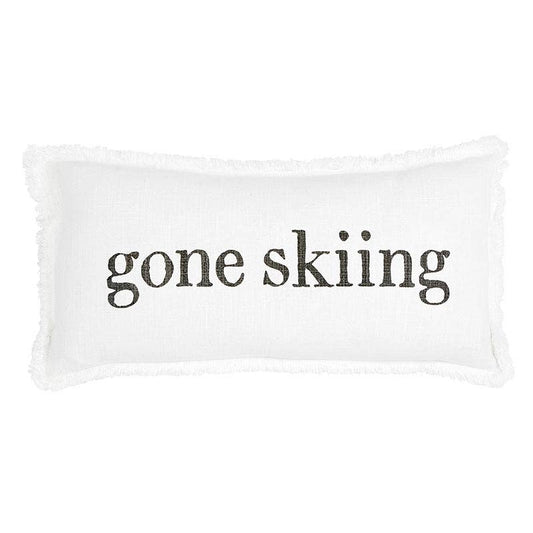 Gone Skiing/Apres Ski Lumbar Pillow