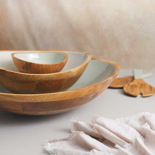 Sage Madras Oversized Bowl
