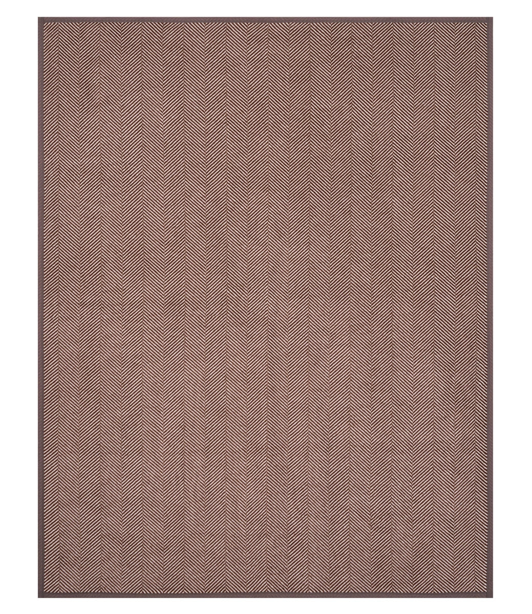 Chocolate Harborview Herringbone Blanket