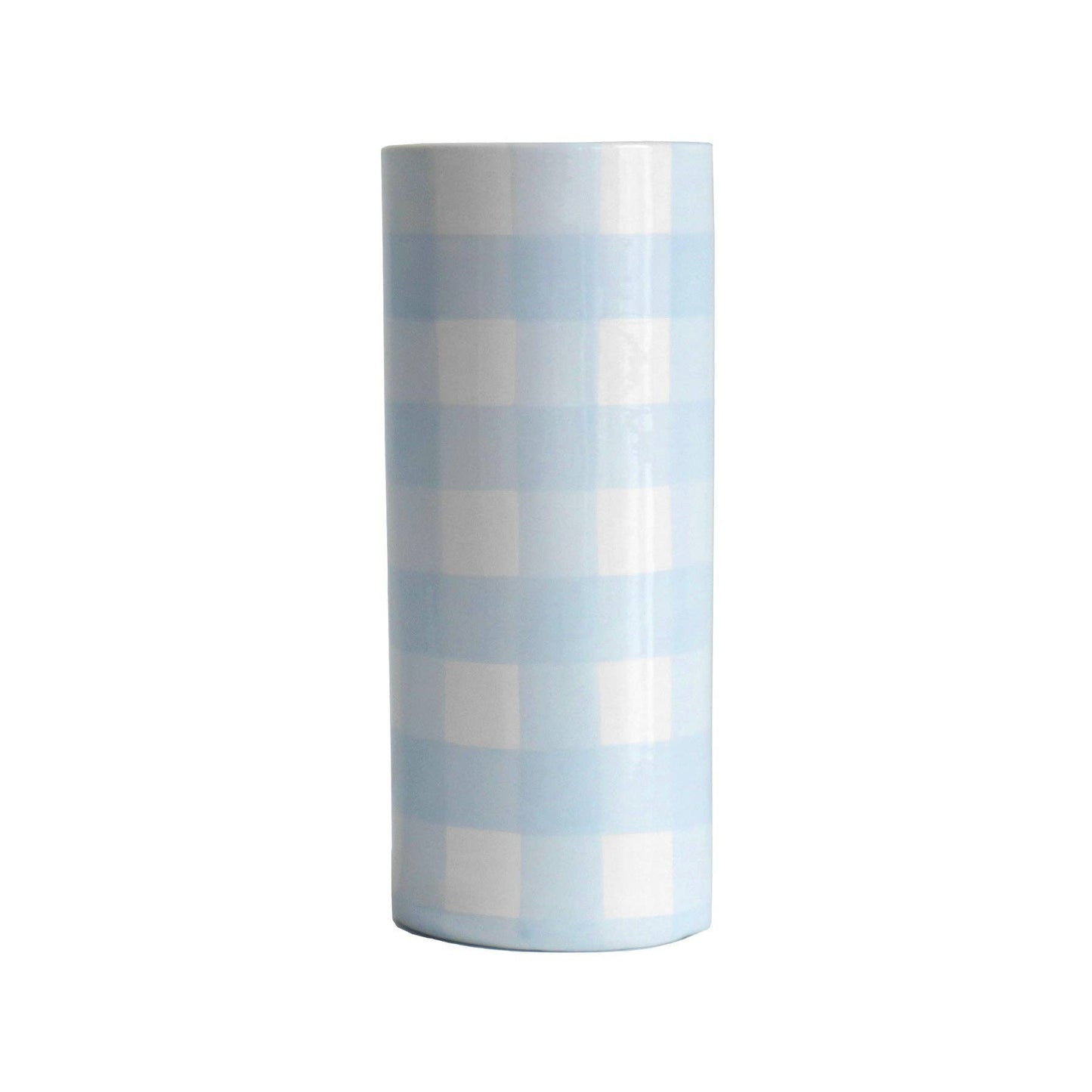 Gingham Vase