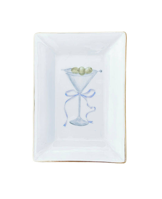 Chinoiserie Martini Trinket Tray