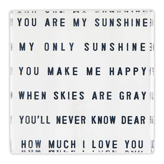 You are my Sunshine Block