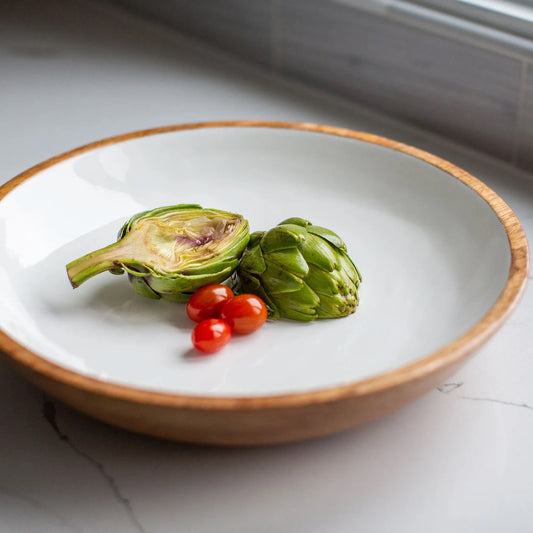 Mango Wood Serving Bowl