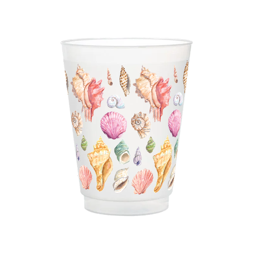 Seashells 6pk Cups