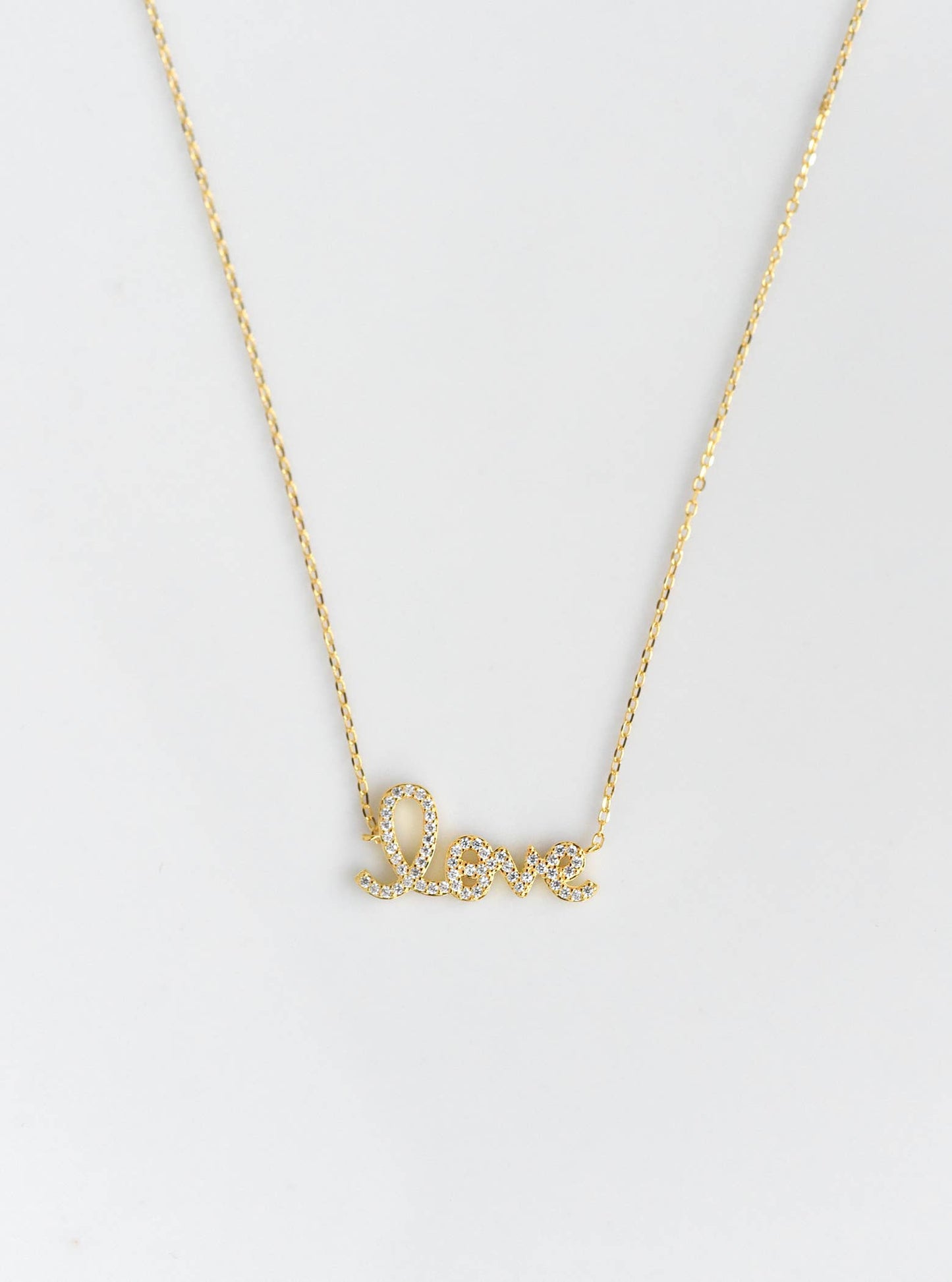 LOVE CZ Necklace