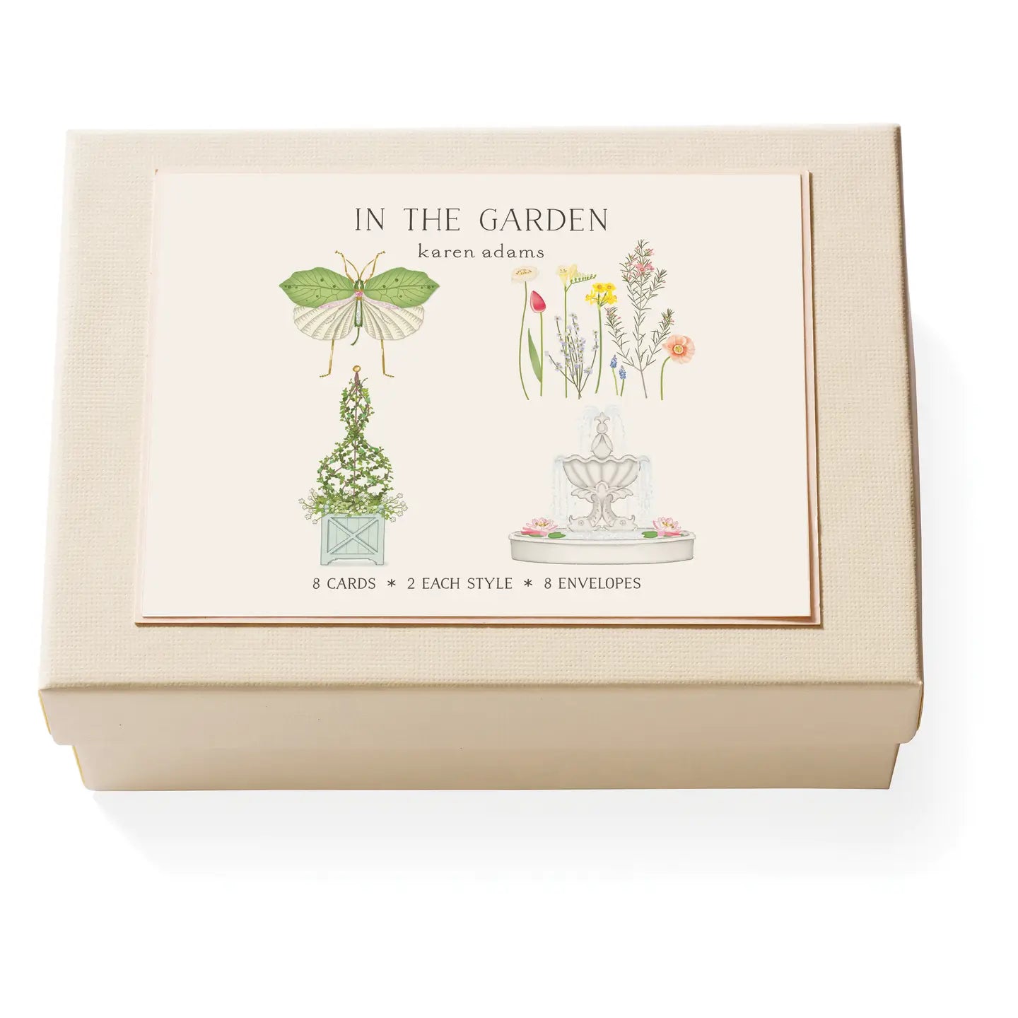 Karen Adams Lg Note Card Box