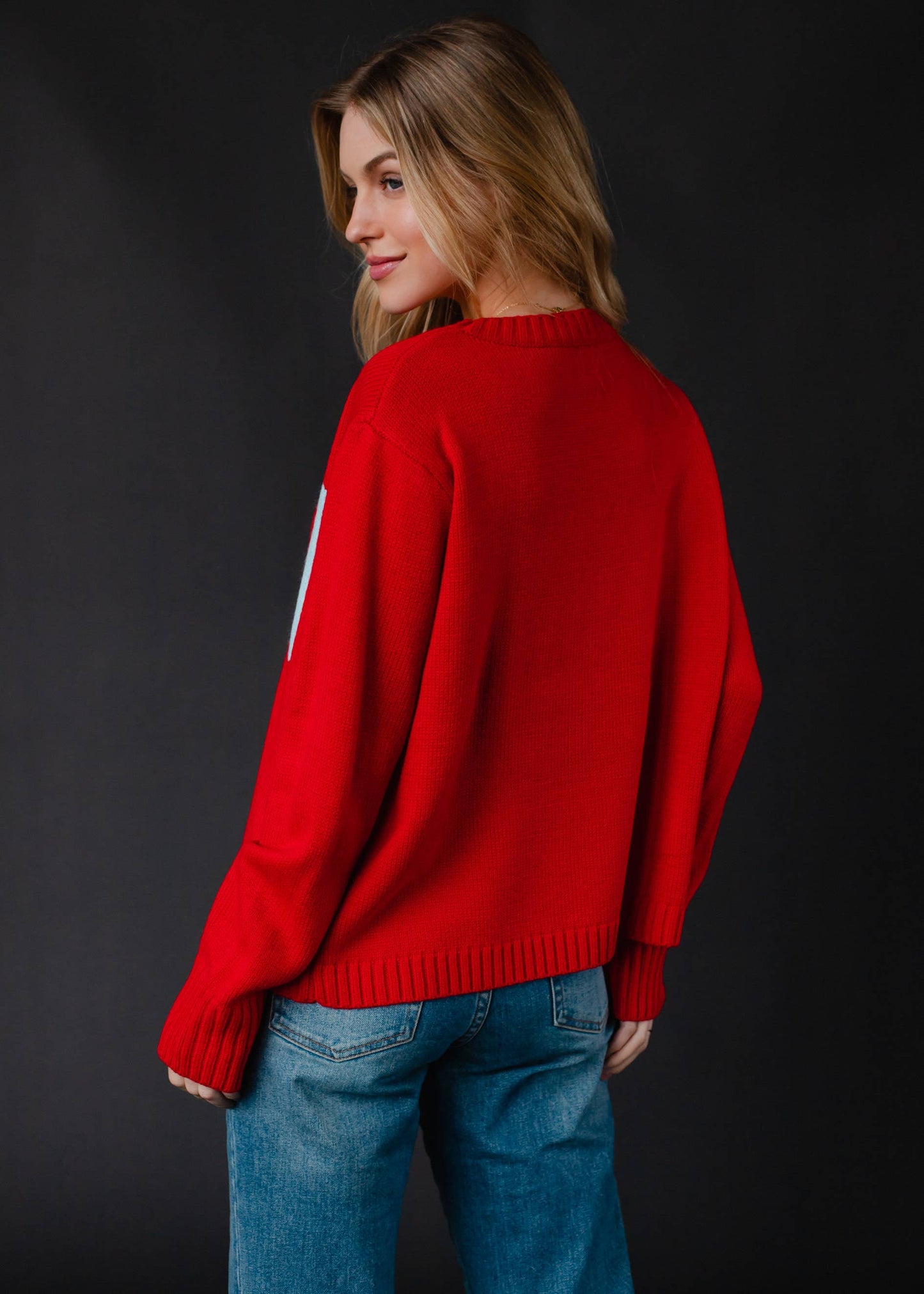 Red Ski Sweater