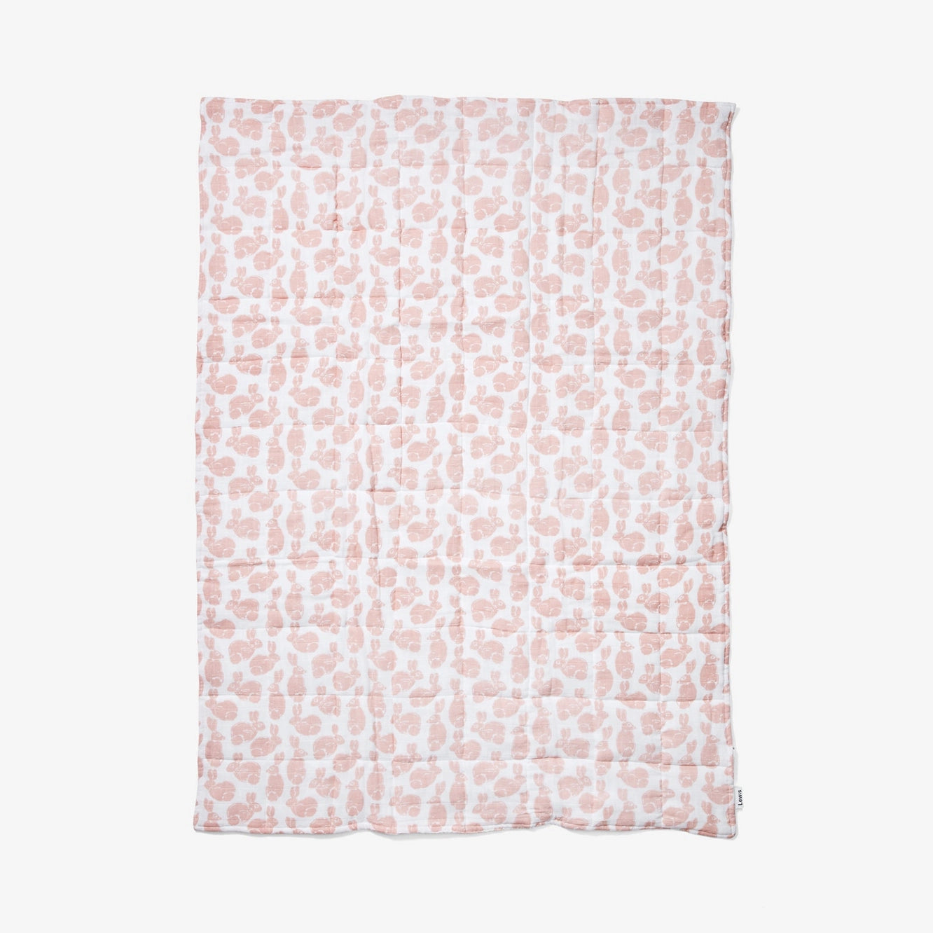 Bunny Quilted Baby Blanket
