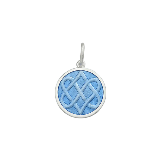 Celtic Knot Periwinkle Silver Small Pendant