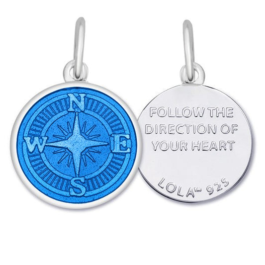 Compass Rose Gold Large Pendant