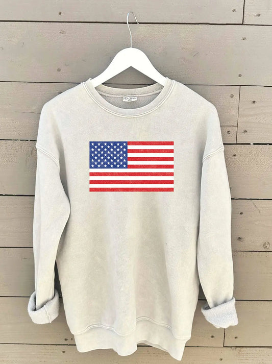 White Dove Flag Sweatshirt