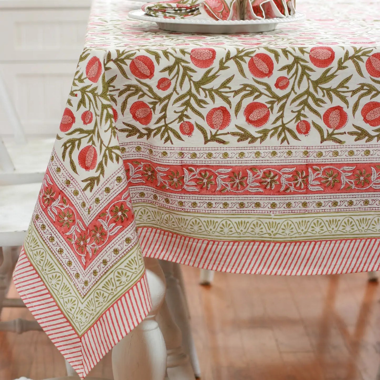 Pomegranate Red Tablecloth