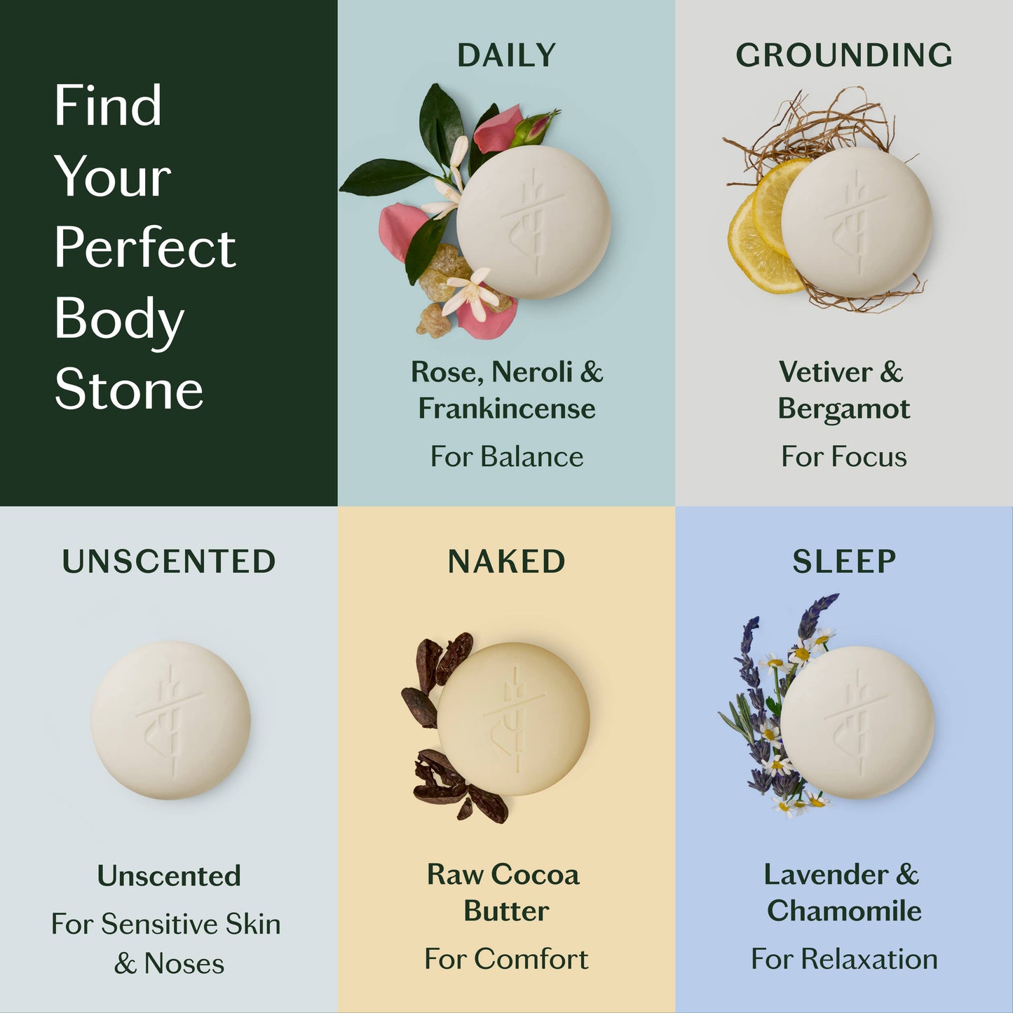 Sleep Stone Mini  Lotion Bar