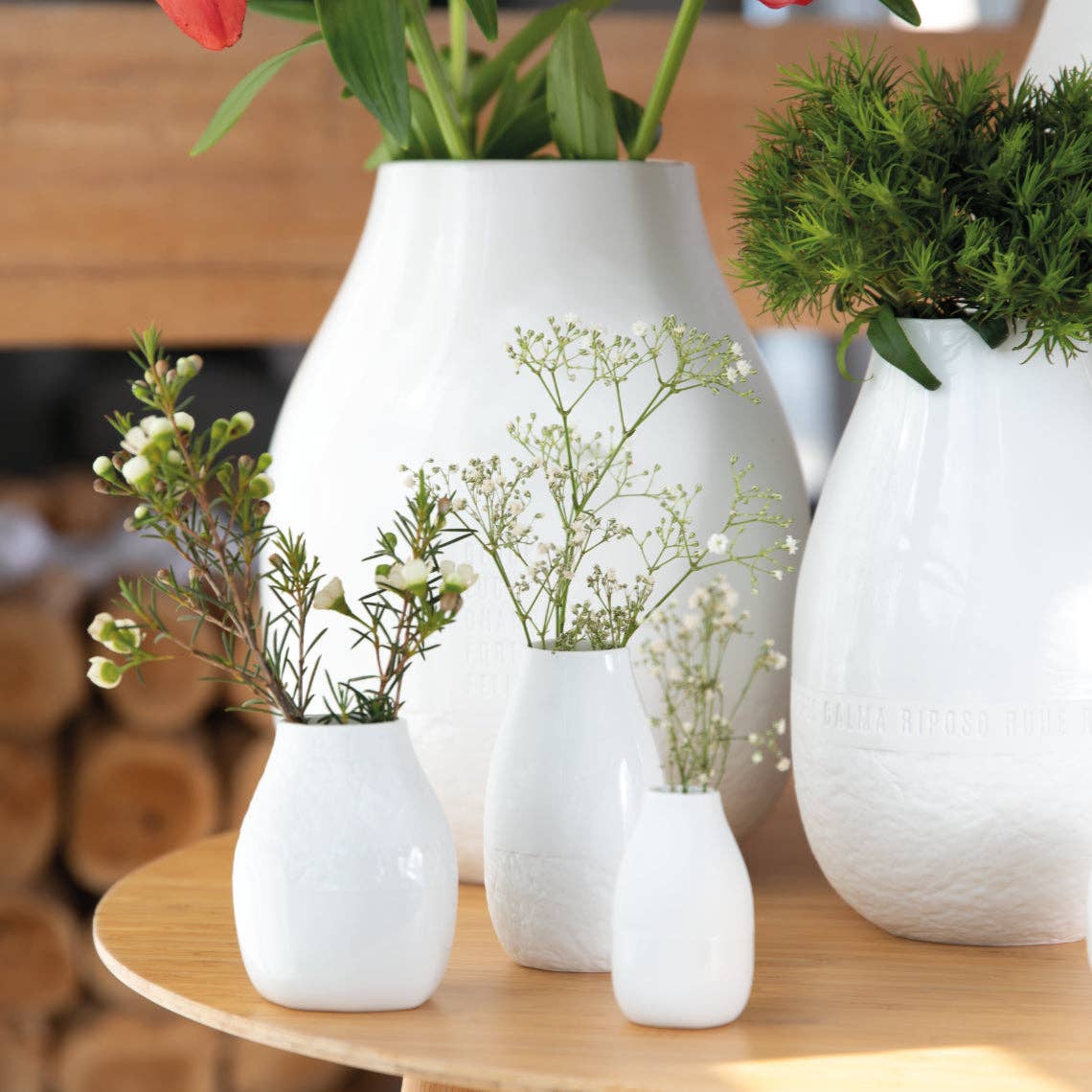 Freeform Porcelain Mini Vases