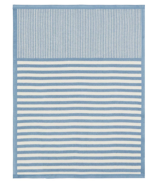 Fog Sweet Pea Stripe Mini Blanket