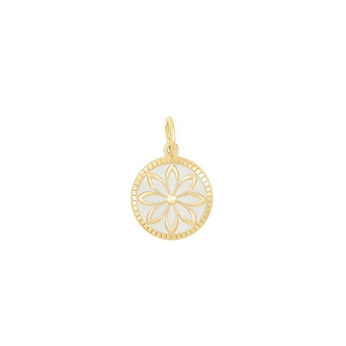Daisy Alpine White Gold Mini Pendant