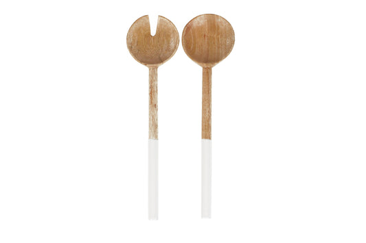 White Madras Curva Serving Set