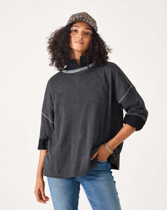 Charcoal Cloud Delmar Sweater