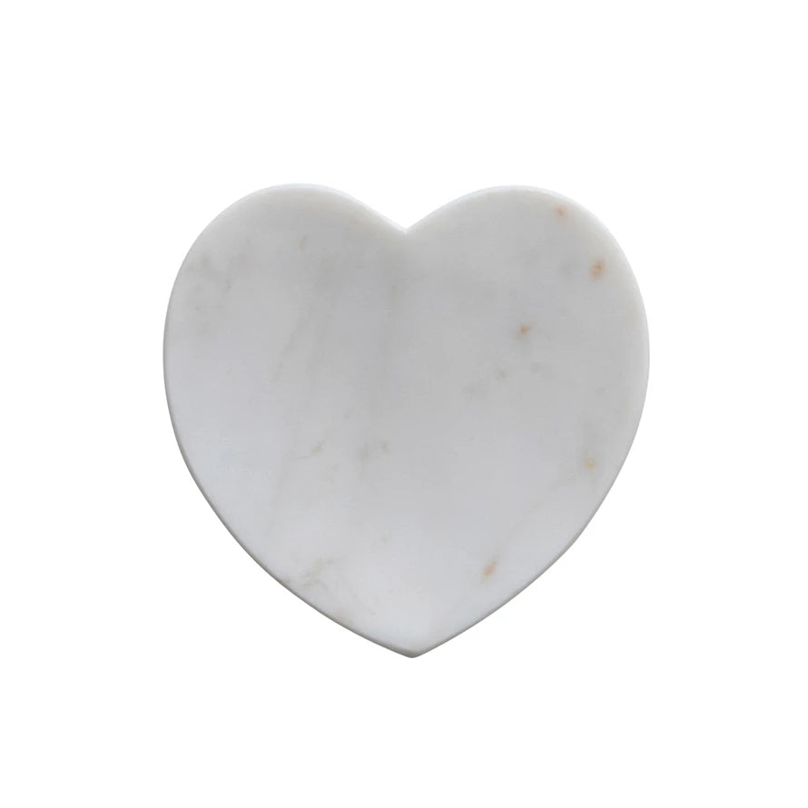 New Marble Heart Shaped Dish