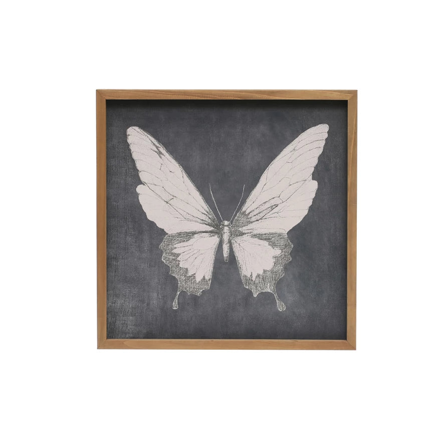 Butterfly Framed Wall Decor