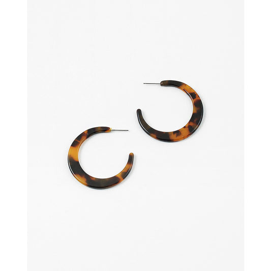 Tortoise Resin Earrings