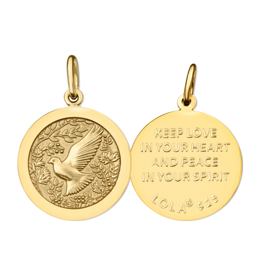 Dove Gold Small Pendant