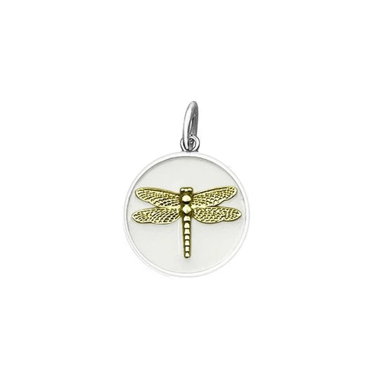 Dragonfly Alpine White Gold Small Pendant