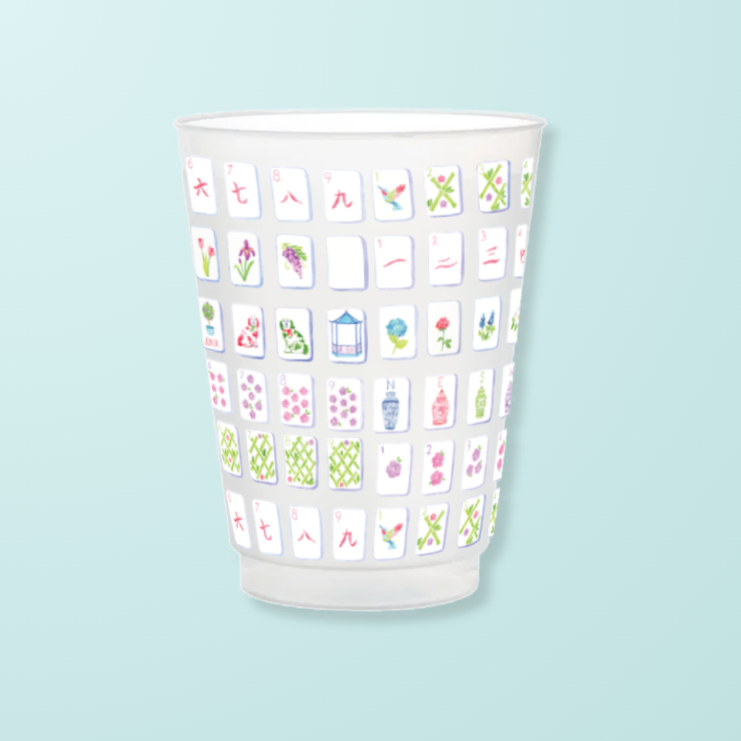 Mahjong Tiles 6pk Cups