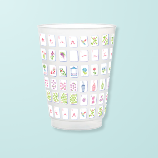 Mahjong Tiles 6pk Cups
