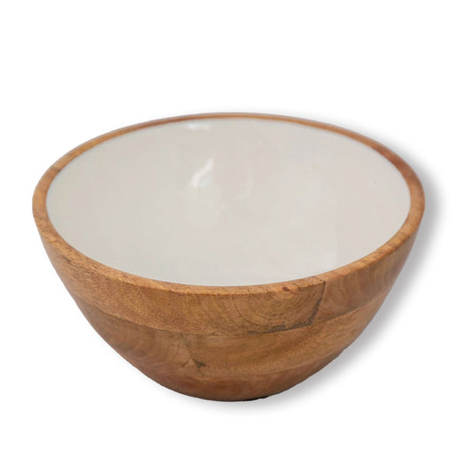 Mango Wood Salad Bowl