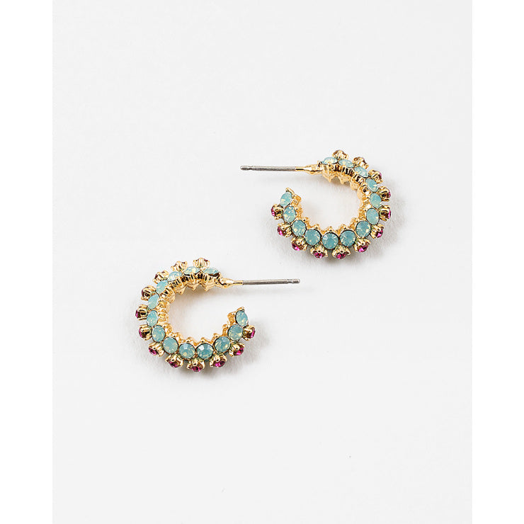 Opal Mint Pink Earrings
