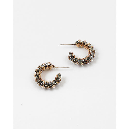 Black Diamond Pearl Earrings