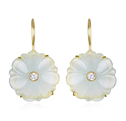 Sage Magnolia Earrings