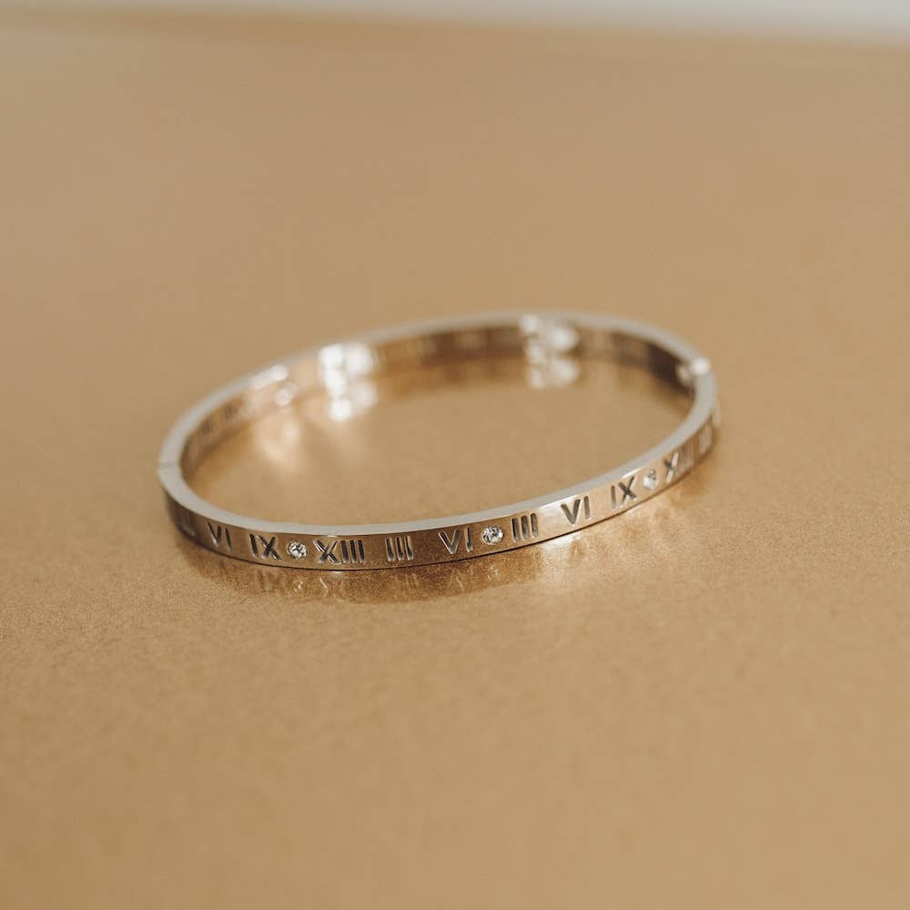 Roman Numeral Bangle