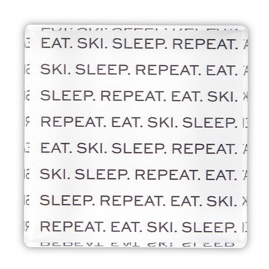 Eat Sleep Ski Block