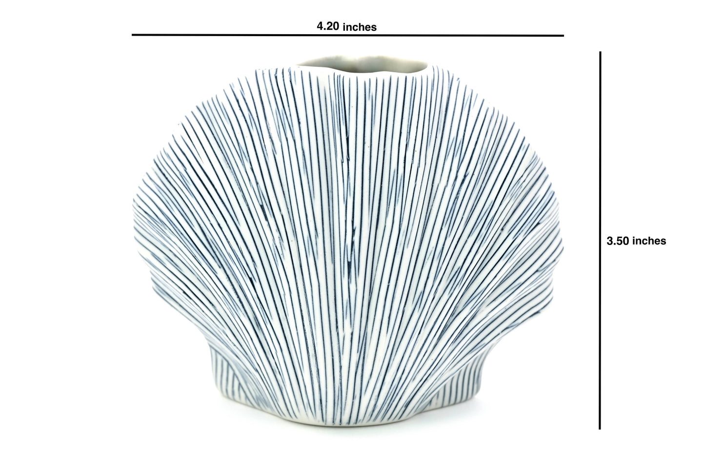 Mini Shell Porcelain Vase