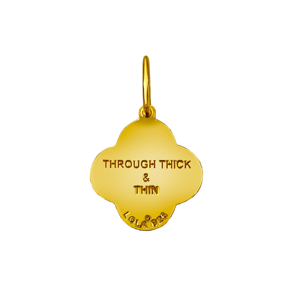 Friendship Small Gold Tag