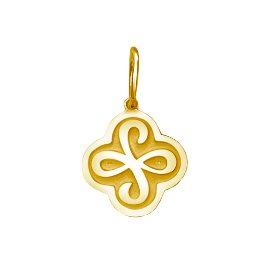 Friendship Small Gold Tag