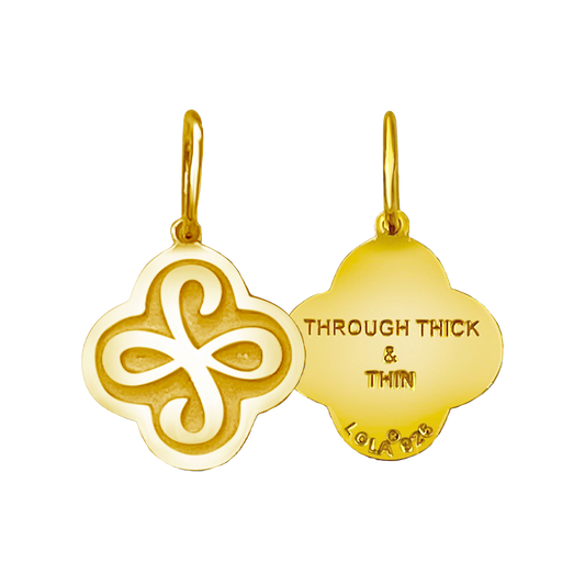 Friendship Small Gold Tag